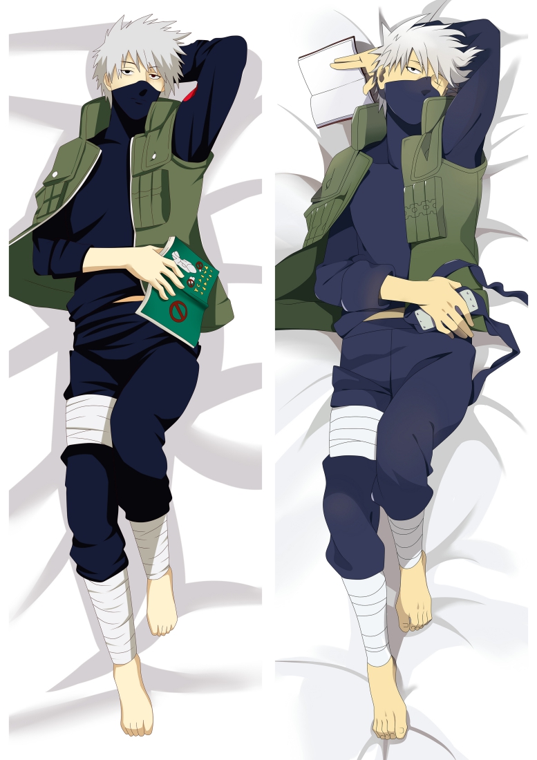 Naruto Kakashi Hatake Full body waifu japanese anime pillowcases